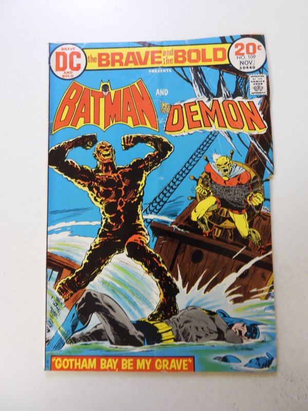 The Brave and the Bold #109 (1973) VG condition subscription crease