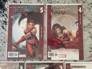 5 Ultimate Elektra Marvel Comic Books # 1 2 3 4 5 NM Daredevil Avengers 12 CH23