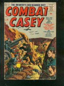 COMBAT CASEY #33 1955-ATLAS COMICS-KOREA-SEVERIN COVER  G