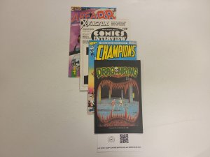 4 Comics #2 Dragonring #6 Champions #25 Comics Interviews #4 Area 88 44 TJ30