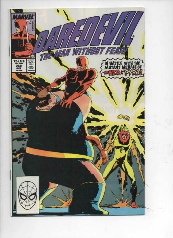 DAREDEVIL #269 NM-  Murdock, Man without Fear, 1964 1989, more Marvel in store