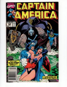 Captain America #369 - Marvel Comics - 1990 - FN/VF - NEWSSTAND