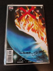 ​EARTHX #0 SIGNED BY ALEX ROSS, JIM KRUEGER,JEAN PAUL LEON & BILL REINHOLD