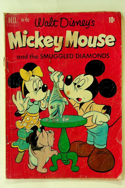 Four Color #362 - Walt Disney's Mickey Mouse (Dec 1951-Jan, 1952, Dell) - Good-