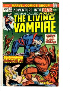 3 Fear Marvel Comic Books # 21 22 23 Morbius Steve Gerber Gil Kane Vampire WT8