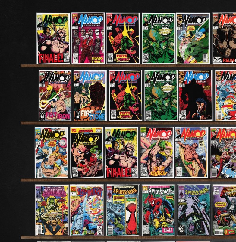 Huge Lot 140+ Comics with Namor, The Sub Mariner, Spider-Man & More!