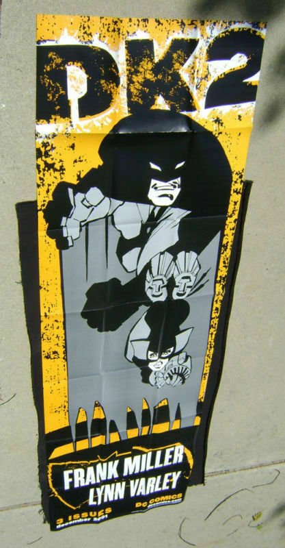 DARK KNIGHT DK2 BATMAN Promo poster, 24x76, Unused, more Promos in store