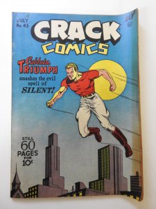 Crack Comics #43 (1946) VG/FN Condition!