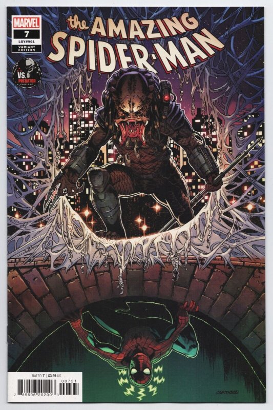 Amazing Spider-Man #7 Smith Predator Variant (Marvel, 2022) NM 