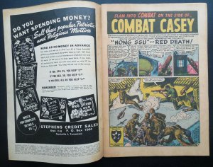 COMBAT CASEY #21  FN- 5.5 - EXTREME RARITY: Only 1 example on CGC - ATLAS WAR