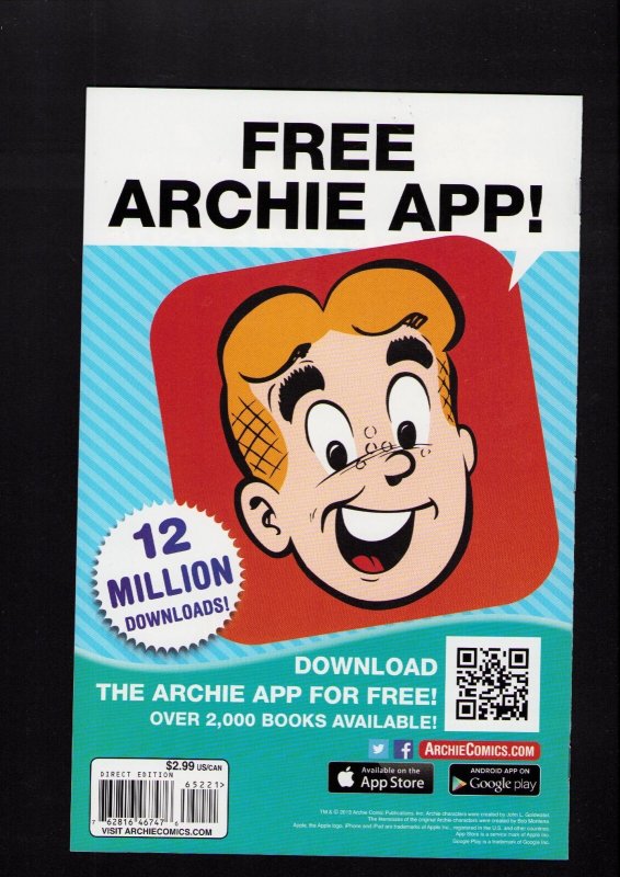 Archie #652 - STEPHANIE BUSCEMA VARIANT! (9.2) 2014