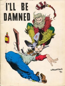 I'll Be Damned #4 1972-Berni Wrightson autographed-Gray Morrow-Tom Sutton-FN