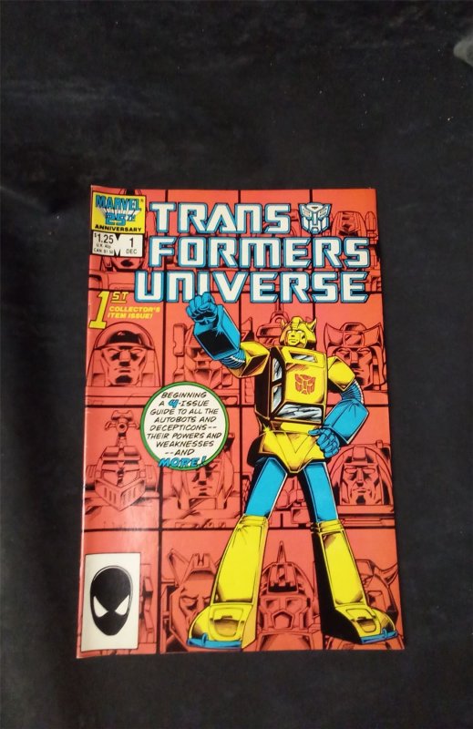 Transformers Universe #1 Newsstand Edition 1986 marvel Comic Book