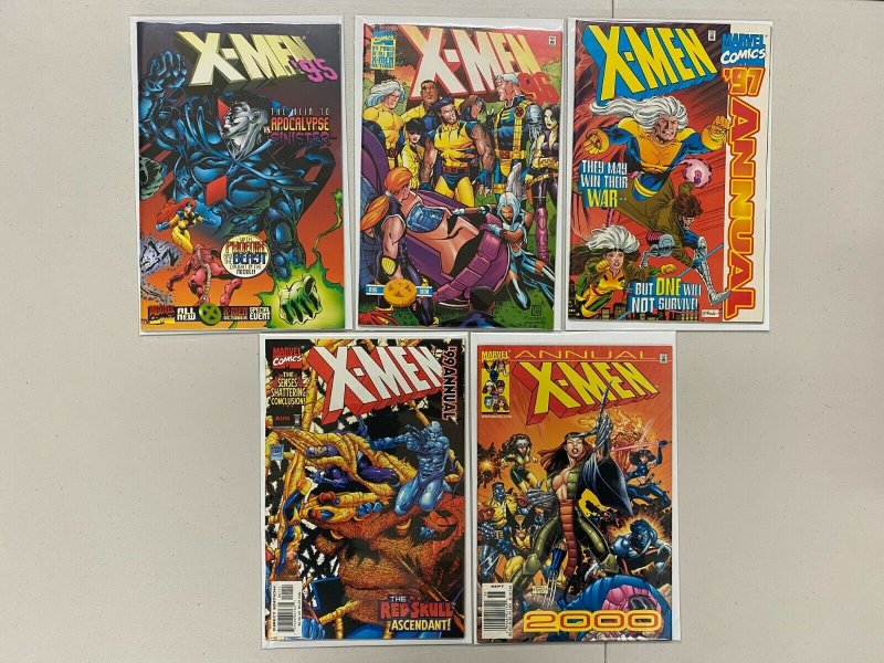 X-Men annuals comic lot 21 difference avg 8.0 VF (1982-2001)