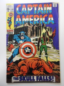 Captain America #119  (1969) GD/VG Condition! Moisture stain