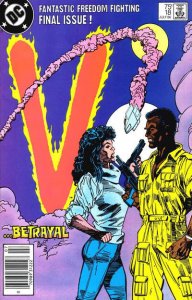 V #18 (Newsstand) FN ; DC | Based on TV Show Visitors Last Issue
