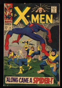 X-Men #35 VG/FN 5.0 Spider-Man! 1st Changeling!