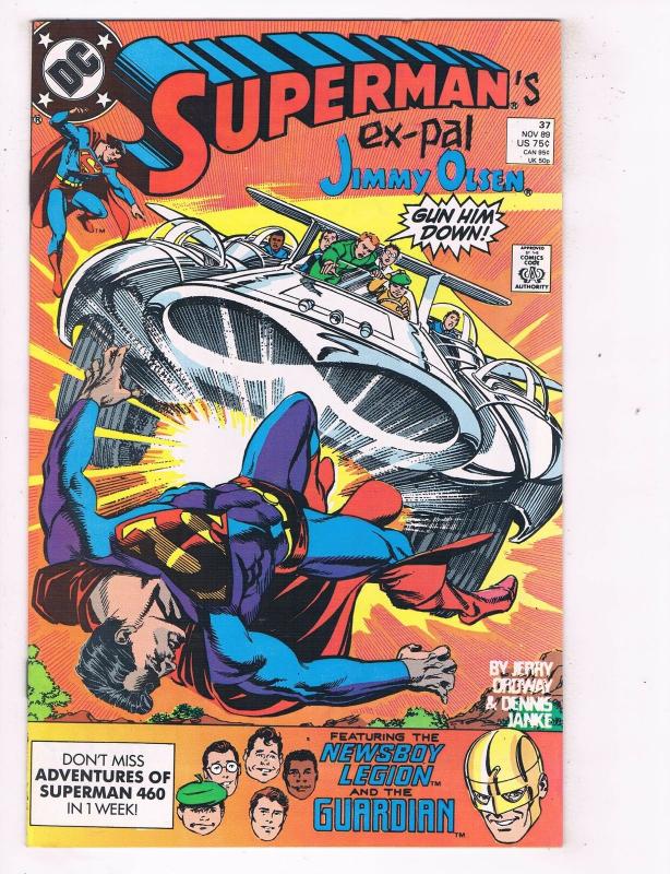 Superman (1987 2nd Series) #37 DC Comic Book Jimmy Olsen Guardian Newsboy HH3