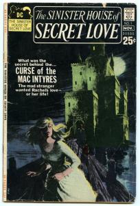 Sinister House of Secret Love 1 Nov 1971 GD-VG (3.0)