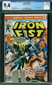 Iron Fist #9 (1976) CGC 9.4 NM
