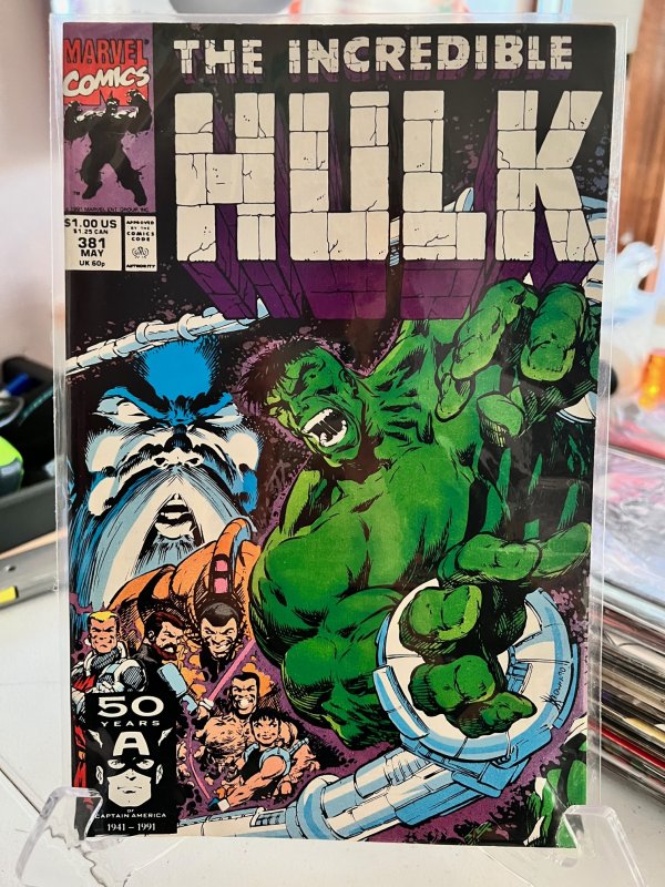 The Incredible Hulk #381 Direct Edition (1991)