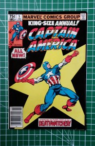 Captain America Annual #5 Newsstand Edition (1981)