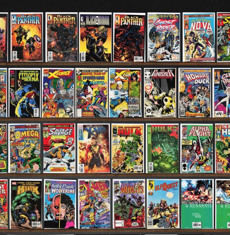 Huge Lot 150+ Comics with Captain America, Batman, Black Panther & More!