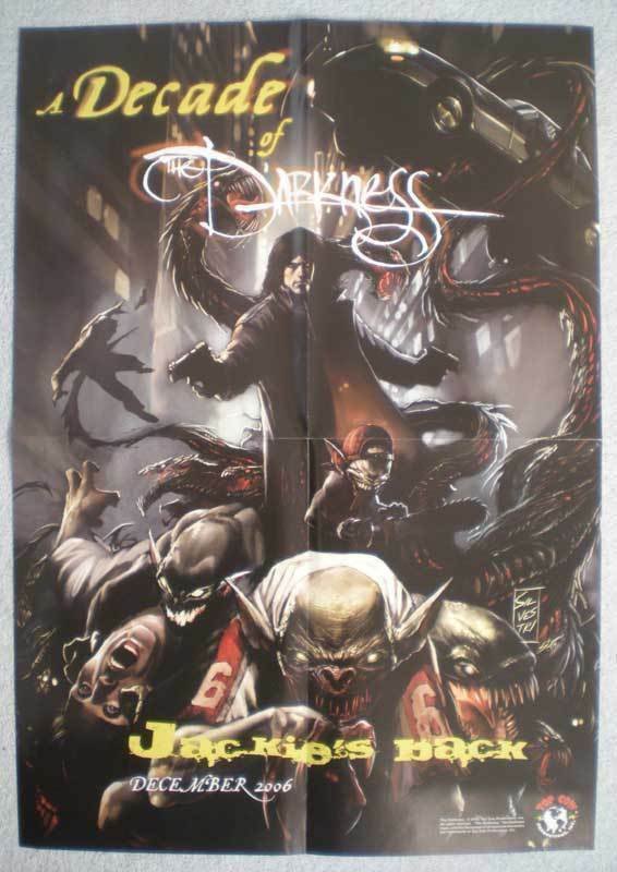 DARKNESS / DECADE Promo poster, 14x20, 2006, Unused, more Promos in store