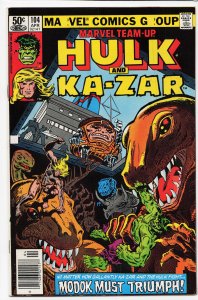 Marvel Team-Up #104 (1981) Hulk
