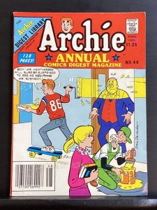 Archie Annual Comics Digest Magazine #48 Fawcett Radio Comics 1986 Dan DeCarlo