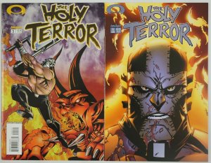 the Holy Terror #1-2 VF/NM complete series - pro wrestler w/ aztec power -hester