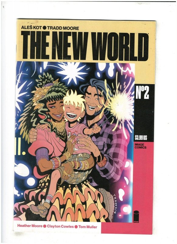The New World #2 NM- 9.2 Image Comics 2018 Tradd Moore, Ales Kot