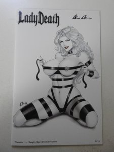 Lady Death: Fantasies #1 Naughty Tape Frontside Edition NM Cond! Signed W/ COA!