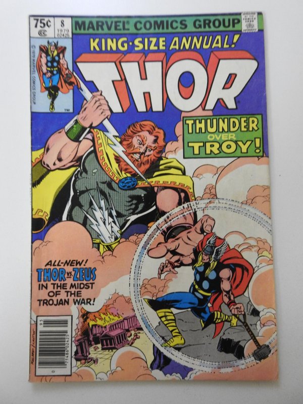 The Mighty Thor King Size Annual #8 Thor vs Zeus! Sharp VG+ Condition!