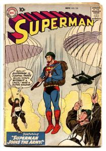 SUPERMAN #133-comic book DC-SUPERMAN JOINS ARMY G/VG