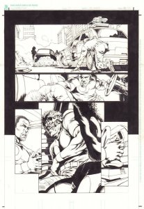 Predator #1 p.21 - 2009 art by Javier Saltares