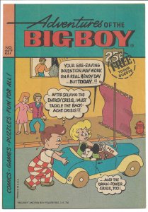 Adventures of the Big Boy #217 May, 1975 (VF)