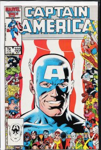 Captain America #323 (1986) Captain America [Key Issue]
