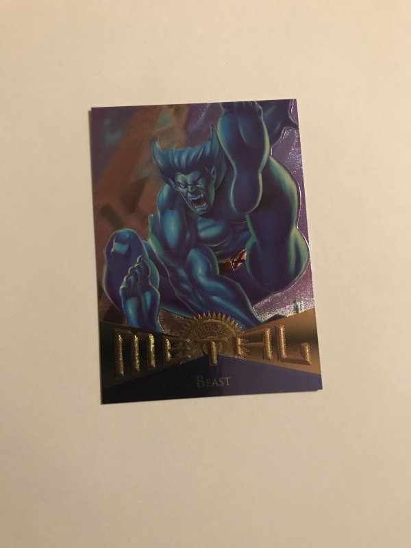 BEAST #85 card : Marvel Metal 1995 Fleer Chromium; NM/M X-men, base