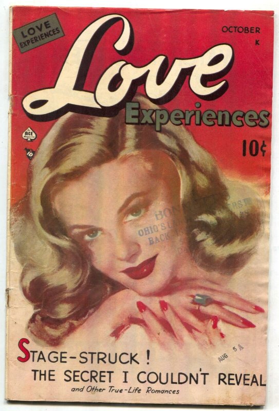 Love Experiences #1 1949- Ace Golden Age Romance Comic VG