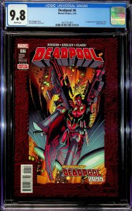 Deadpool #6  (2016) - CGC 9.8 - Cert#4657732004