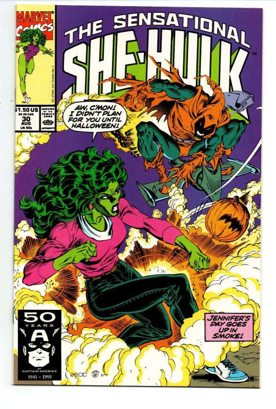 The Sensational She Hulk #30 - Hobgoblin - 1990 - NM 