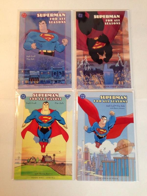 Superman For All Seasons 1-4 Complete Near Mint Lot Set Run Loeb Sale