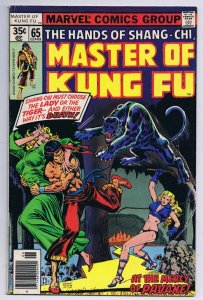 Master of Kung Fu #65 ORIGINAL Vintage 1978 Marvel Comics Shang Chi