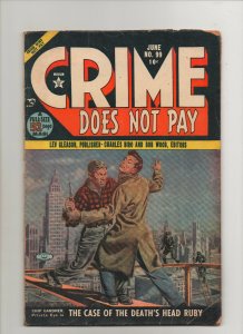 Crime Does Not Pay #99 - The Case Of The Death's Head Ruby - (Grade 4.0) 1951