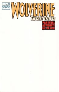 Wolverine: The Best There Is #1 Variant Edition - Blank Cover (2011) Wolverine