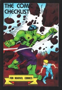 Comic Checklist for Marvel Comics 1982-Gary Berman-A way to organize your col...