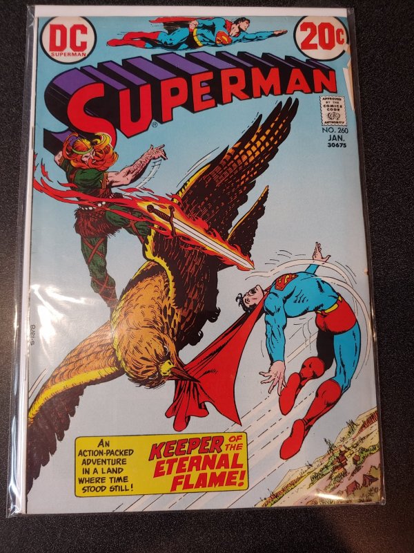 SUPERMAN #260 BRONZE AGE CLASSIC VF+