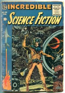 Incredible Science Fiction #33 1956-WALLY WOOD-JOE ORLANDO-FINAL ISSUE- vg-