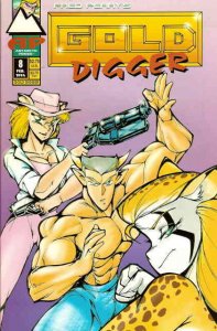 Gold Digger (2nd Series) #8 VG ; Antarctic | low grade comic Fred Perry Print Ru